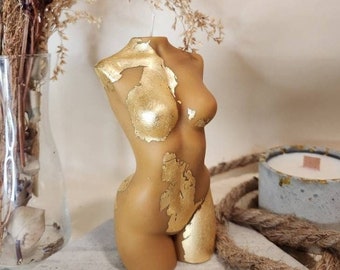 Large Torso Candle