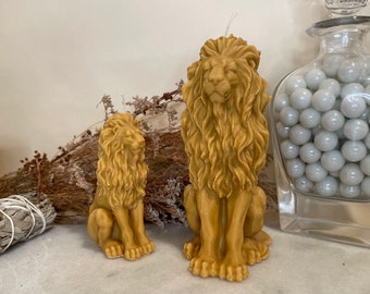 Grande bougie lion | Parfumé