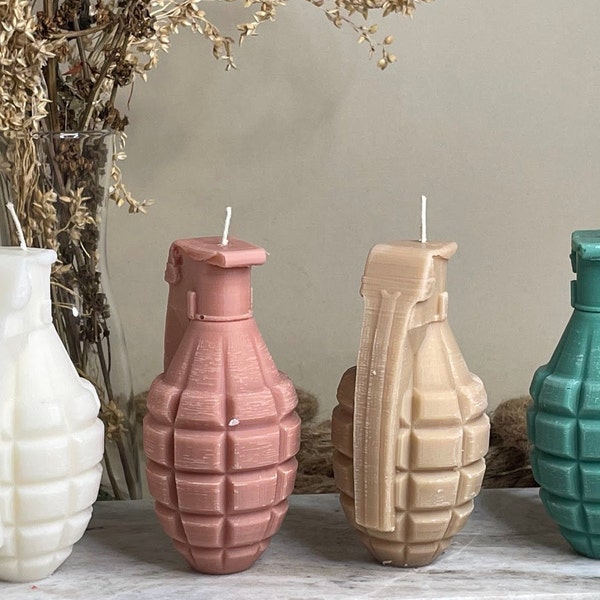 Grenade Candle | Home Decor | Gift