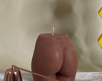 Big Booty Soy Wax Candle: Venus Inspired Body Positive Decor