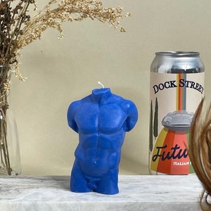 Male Torso Candle | Décor