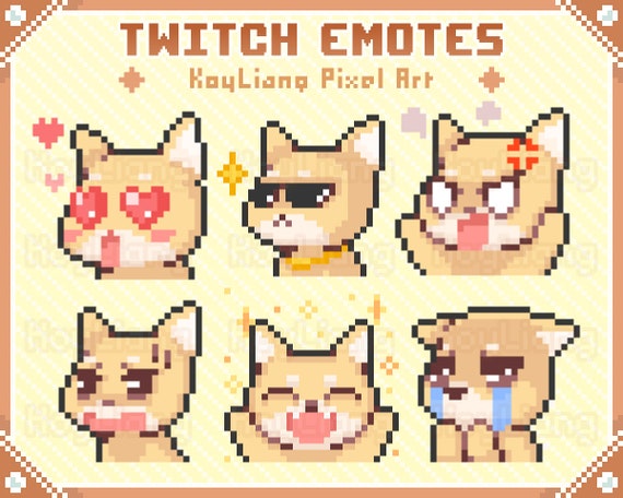 Kawaii Penguin Role Icons or Emotes in 8bit Pixel Style for 