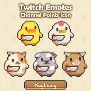 Funny Twitch Emotes - Duck with Knife