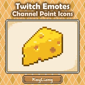 Gratis emote: kaaspictogram, Twitch-kanaalpunten
