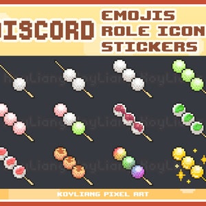 Discord Role Icons and Emojis in Cute 8bit Pixel Style - Etsy