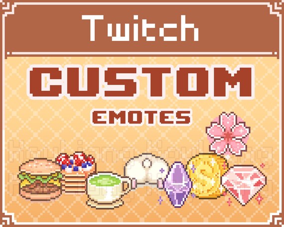 Custom Twitch Emotes Personalized Unique Emote Design Etsy