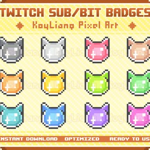 Twitch Sub Badge: Kitty by nicodesign06 on DeviantArt
