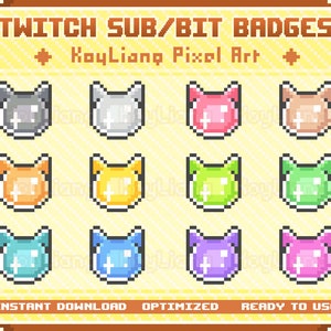 Twitch Sub Badge: Kitty by nicodesign06 on DeviantArt