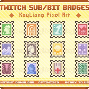 Japanese Twitch Panels For About Section In 8bit Pixel Style Etsy Australia