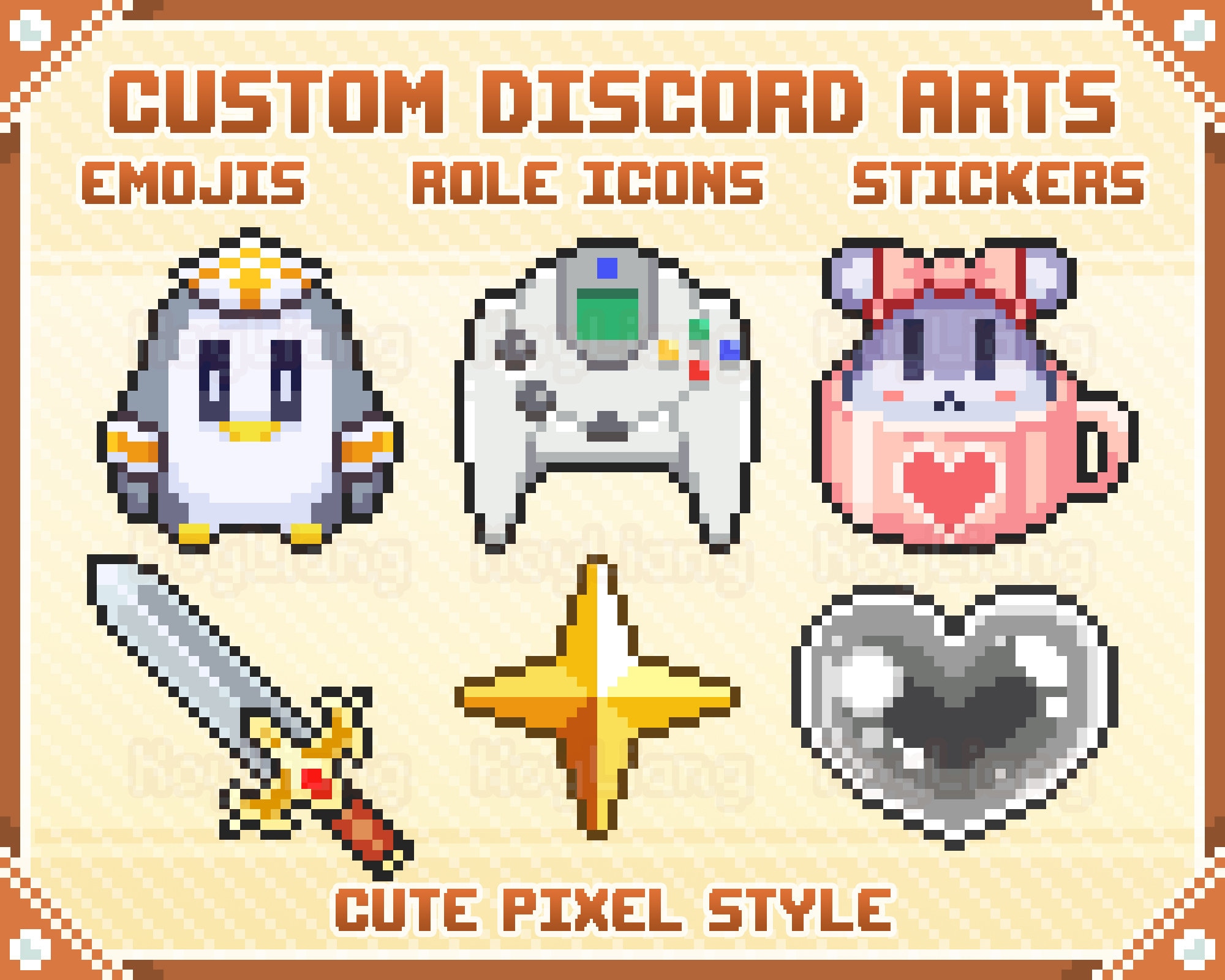 Cute Ghost Discord Role Icons 8-bit Pixel Emojis and Emotes Monster  Stickers Digital Download -  Canada in 2023