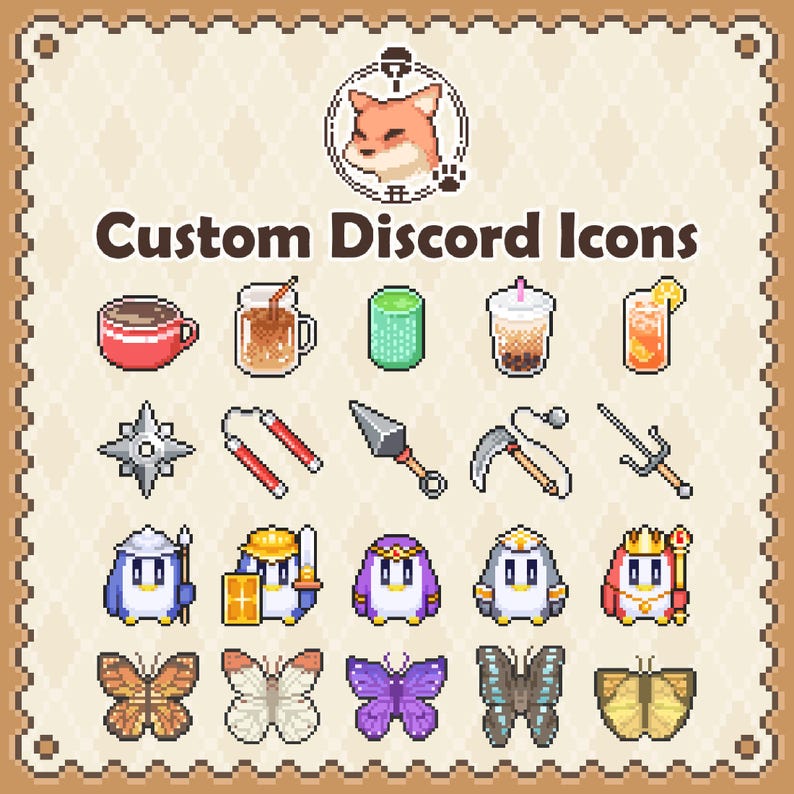 Custom Discord Role Icons, Emojis & Stickers - Etsy Israel