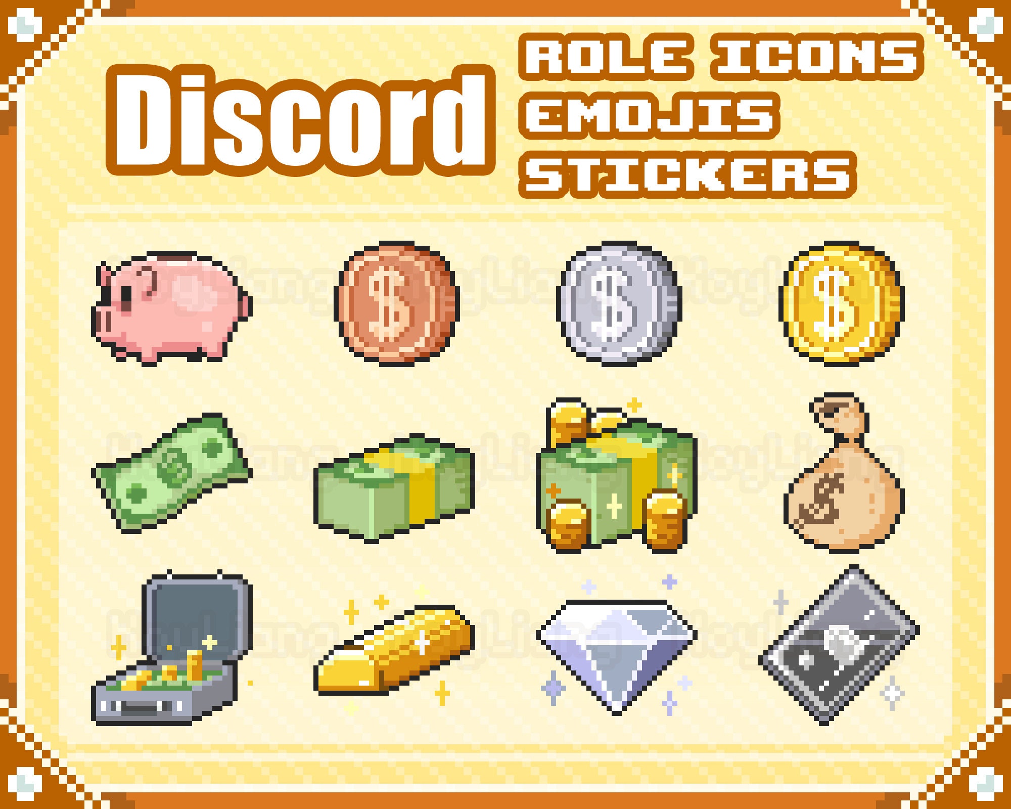 Pixel Discord Role Icons Emoji Package Download (Download Now) 