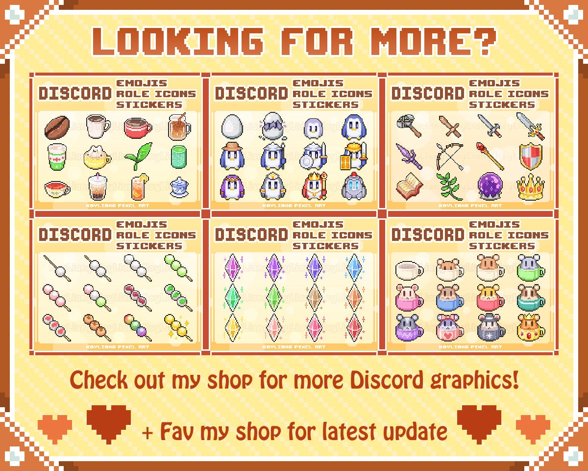 Pixel Discord Role Icons Emoji Package Download Weapon - Etsy Australia