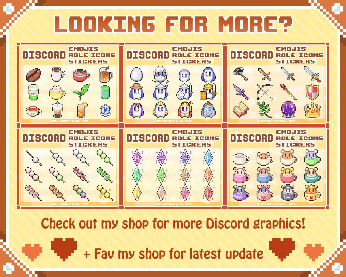 Pixel Discord Role Icons Emoji Package Download (Download Now) 