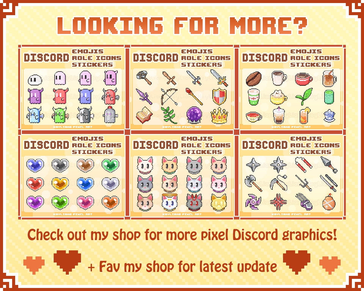 Cute Ghost Discord Role Icons 8-bit Pixel Emojis and Emotes Monster  Stickers Digital Download -  Canada in 2023