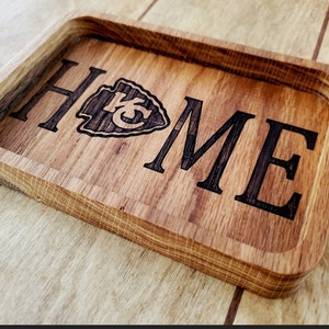 KC Chiefs, Catchall Tray, Food Safe, Kansas City, cheese board, Chiefs Kingdom, Chiefs Fan, Football, Tray, Sports, Chiefs, Chiefs Gift, Hom