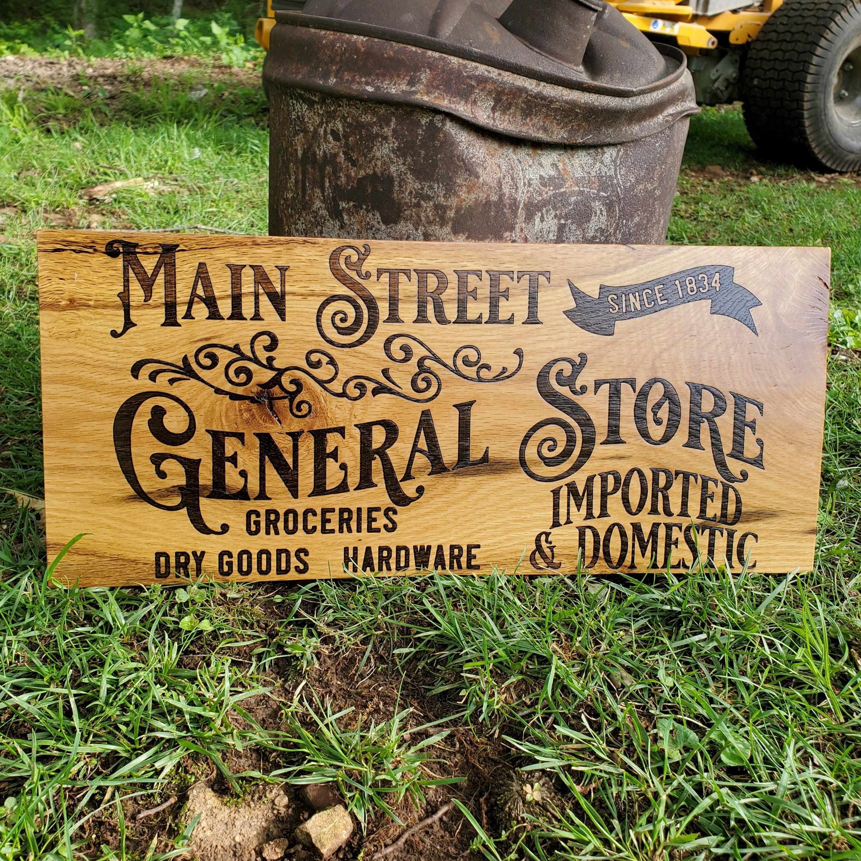 Main Street, General Store Sign, General Store, Groceries Sign, Dry ...
