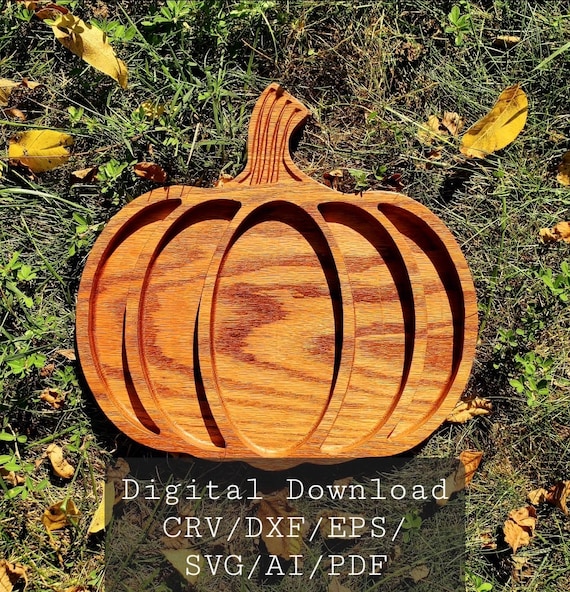 Pumpkin Charcuterie Board, CNC File, CRV,DXF,Ai,Pdf,Eps,Svg, Digital Download, Vcarve, Thanksgiving svg, Pumpkin svg, Charcuterie Cnc, cnc