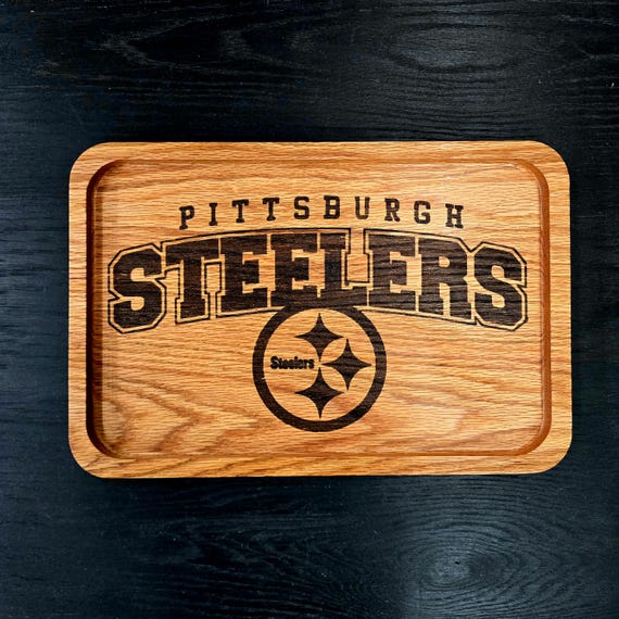 Steelers, Pittsburgh, Catchall Tray, Food Safe, Charcuterie board, cheese board, Steelers Fan, Football, Tray, Serving tray, Steelers gift