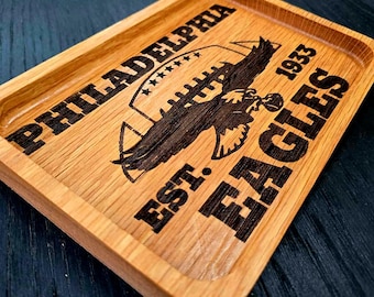 Football Tray, Philadelphia, Charcuterie Board, Food Tray, Catchall, Football, Tray, Football Party, Football Fan, Philly, Football Gift
