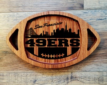 49ers, Food Tray, Catchall Tray, San Francisco, San Francisco 49ers, Charcuterie, Football, Tray, 49ers fan, 49ers Gift, cheese board, tray