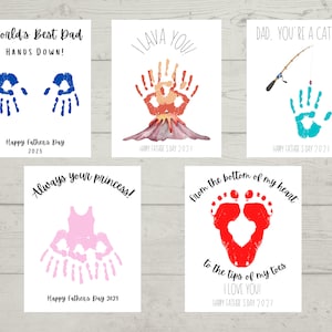 Father’s Day Handprint Art Printable