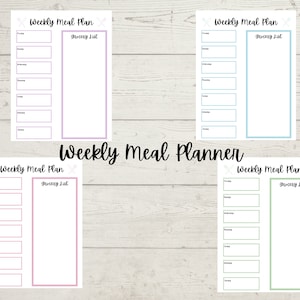Weekly Meal Planner