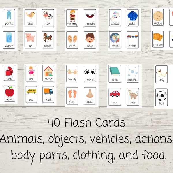 Adult Flash Cards - Etsy