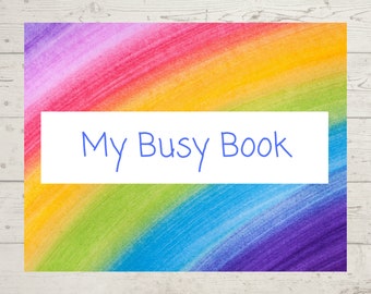 Children’s Busy Book/Children’s Learning Book/Toddler Busy Book/Toddler Learning Book