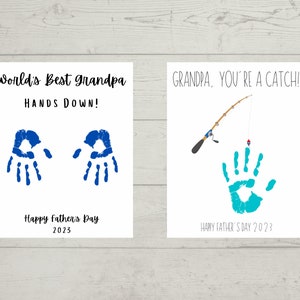 Grandpa Father’s Day Handprint Art Printable