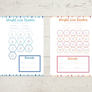 Weight Loss Tracker: 10 & 20 Pfund