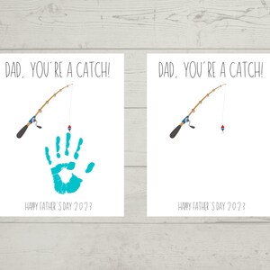 Fathers Day Handprint Art Printable image 4