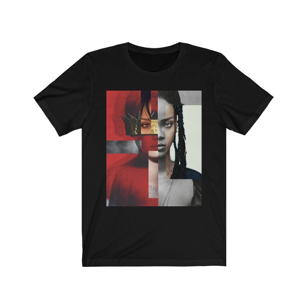 Discover Camiseta Rihanna Cantante Famosa Vintage para Hombre Mujer