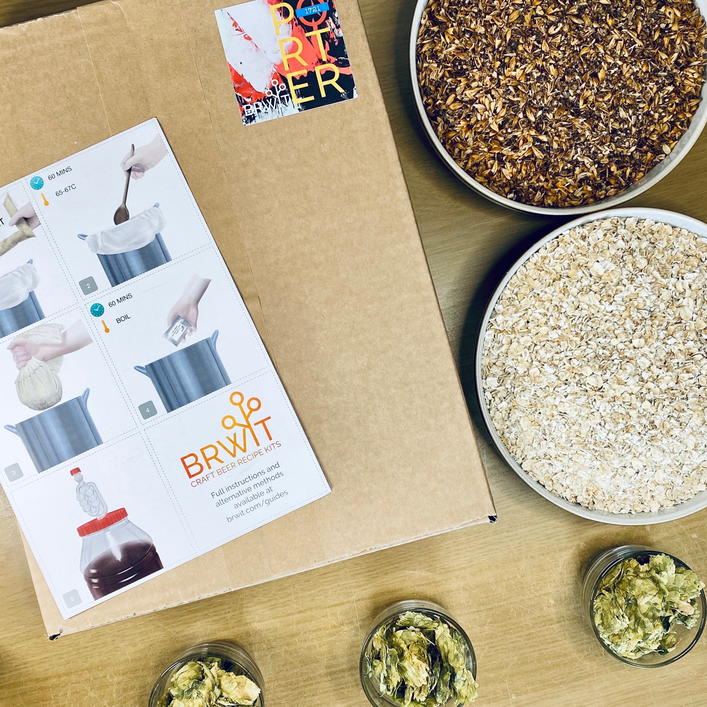 London Porter Allgrain Beer Making Recipe Kit for Home Etsy UK
