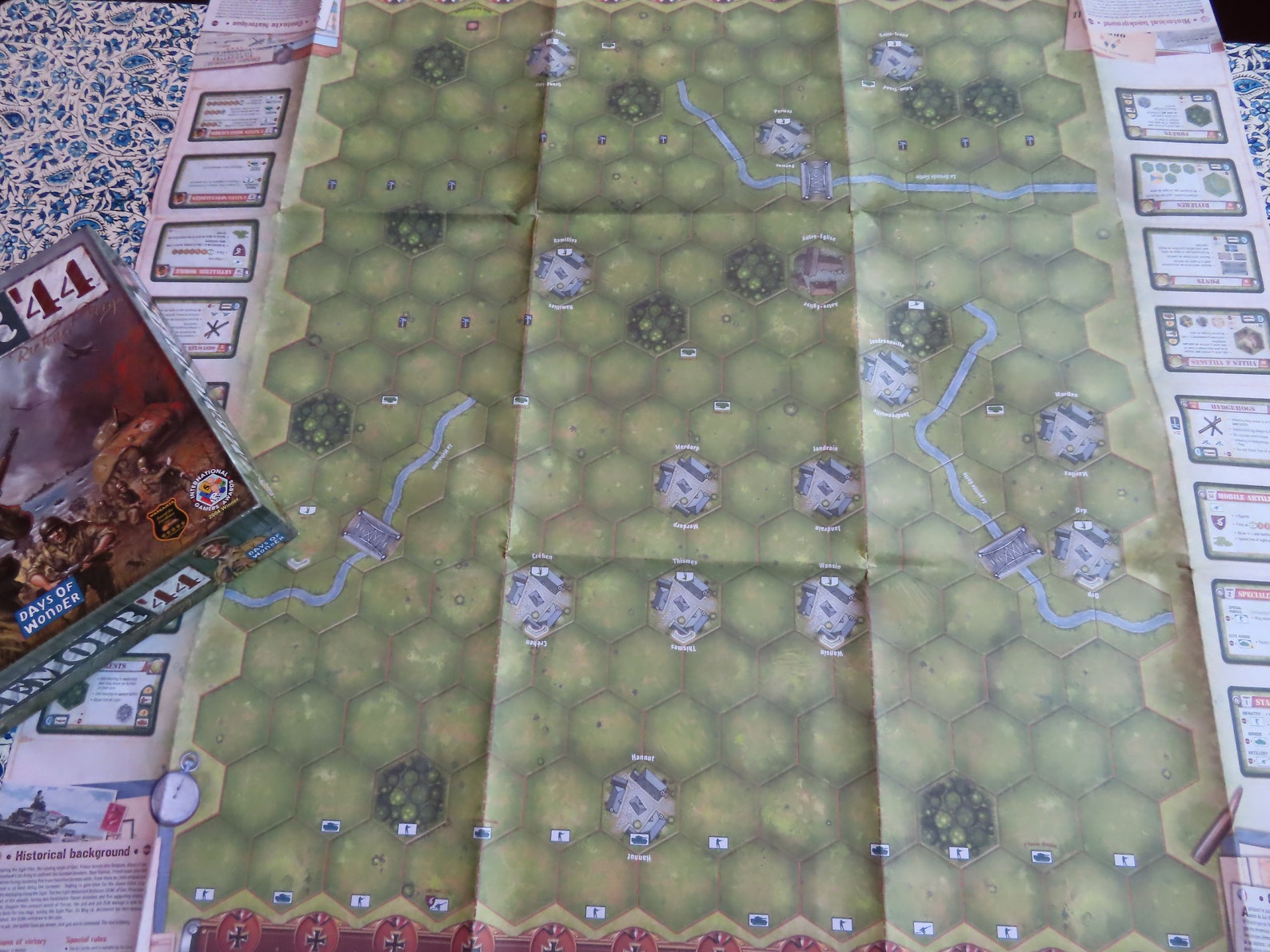 Memoir 44 BREAKTHROUGH TO GEMBLOUX Map percée Sur Gembloux Etsy