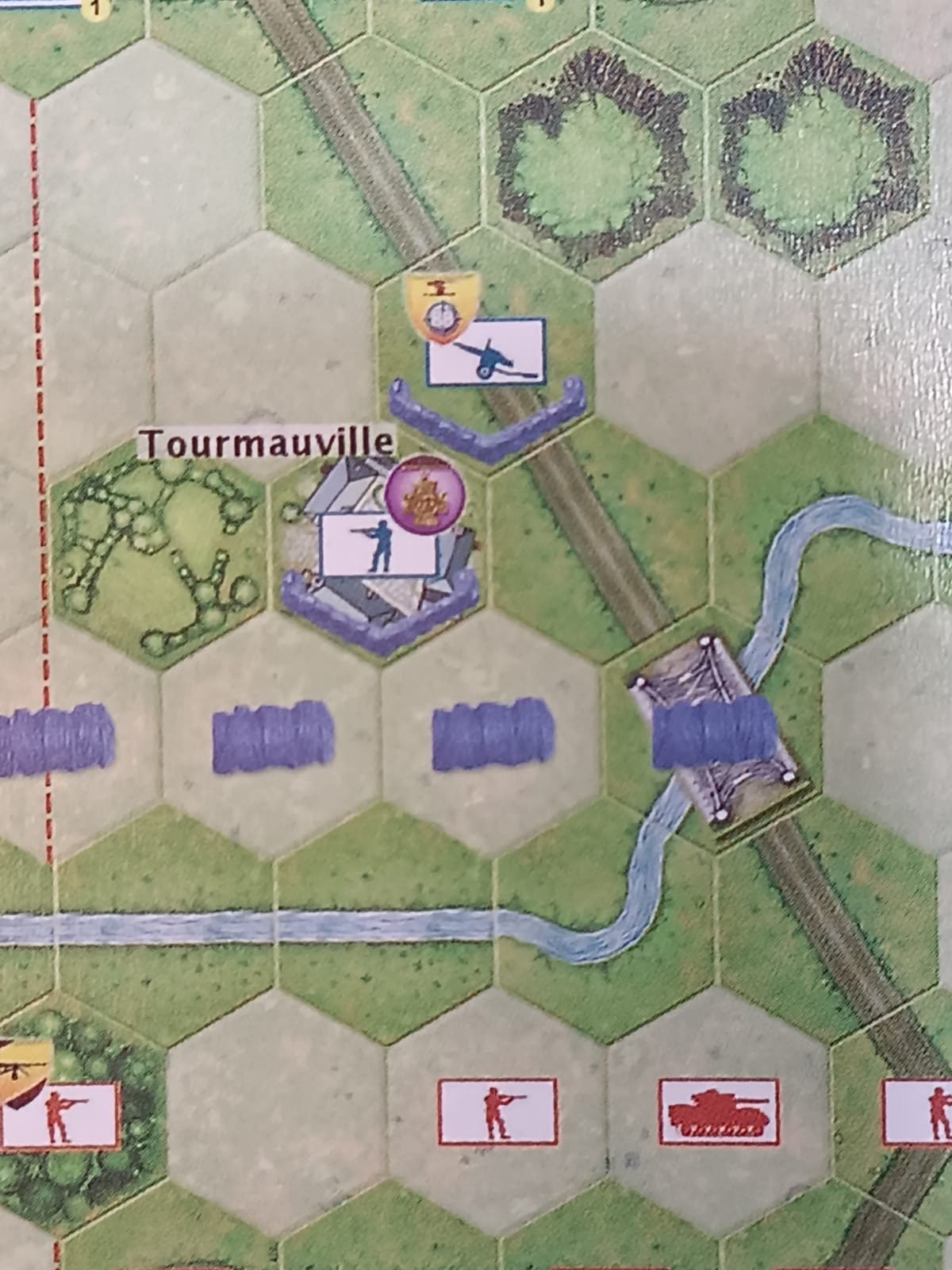 Battle Map Memoir 44 Battle Map OPERATION EPSOM caen, FRANCE ...
