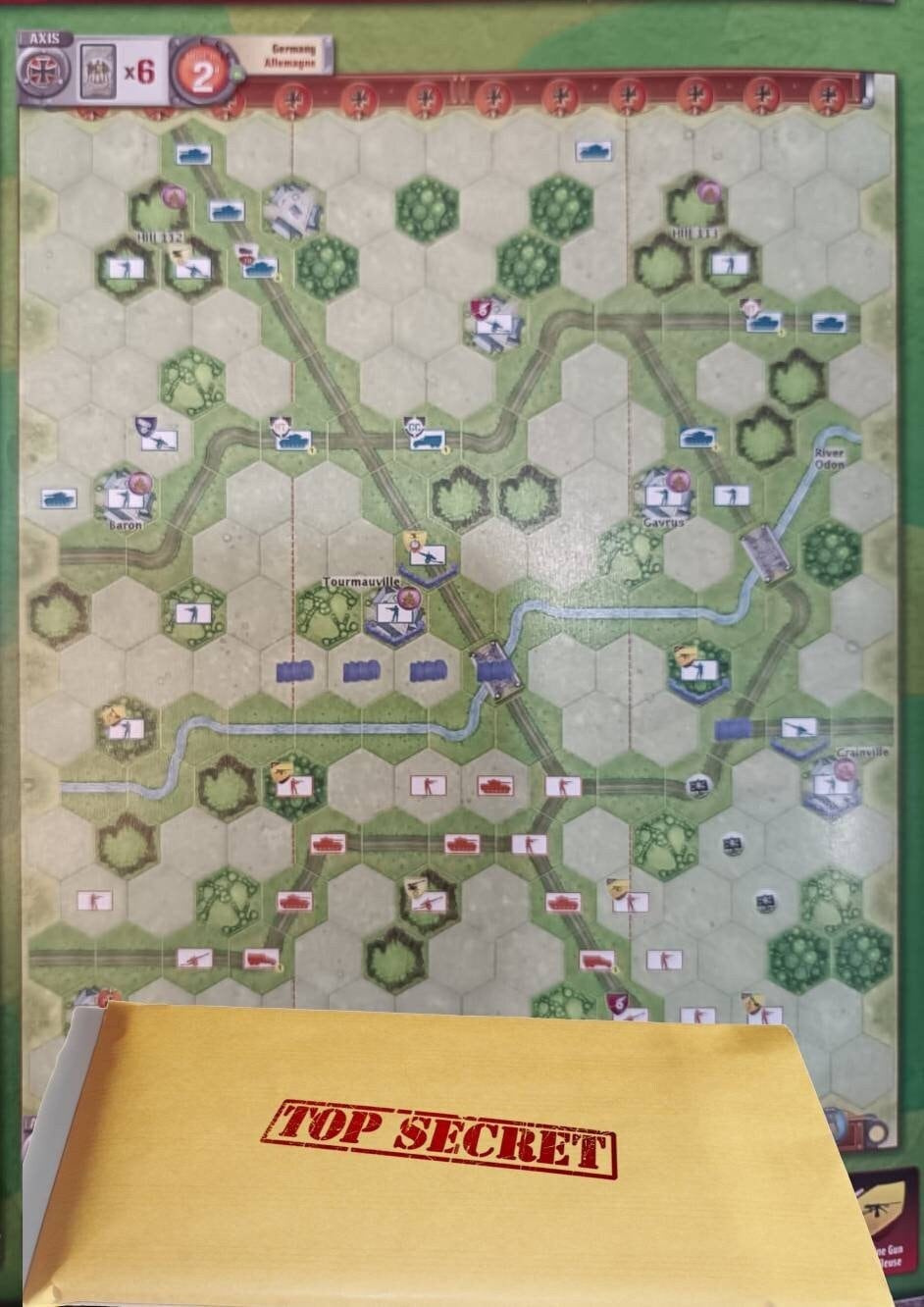 Battle Map Memoir 44 Battle Map OPERATION EPSOM caen, FRANCE ...