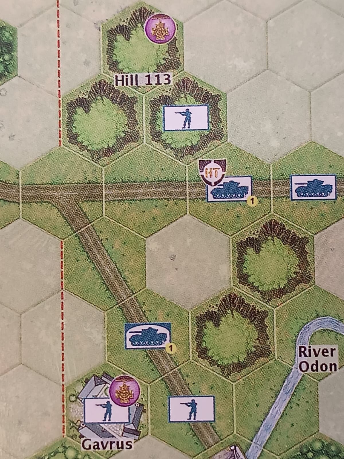 Battle Map Memoir 44 Battle Map OPERATION EPSOM caen, FRANCE ...
