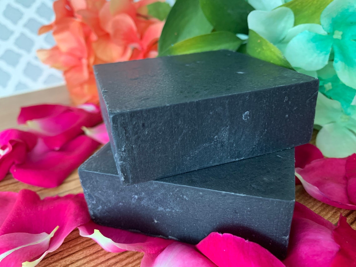 Black Soap Charcoal Soap Homemade Soap Etsy