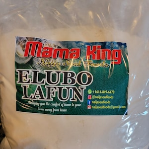 Elubo Lafun/mąka z manioku 10 funtów worek