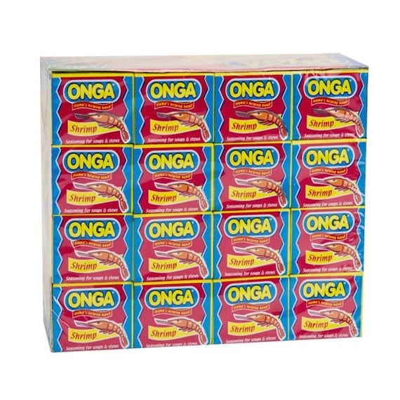Onga Seasoning Shrimp Flavor 64 Count Pack Etsy