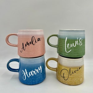 Personalised Reactive Mug | Name Mug | Custom Mug | Personalised Gift | Coffee Lover | Reactive Mug | Birthday | Wedding | Gift |