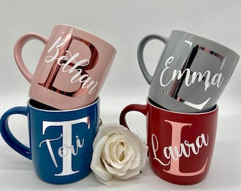 Mug personnalisé | Initiale et prénom | Nom personnalisé | Cadeau personnalisé | tasse de café | Tasses personnalisées | Tasses initiales | Anniversaire | Mariage