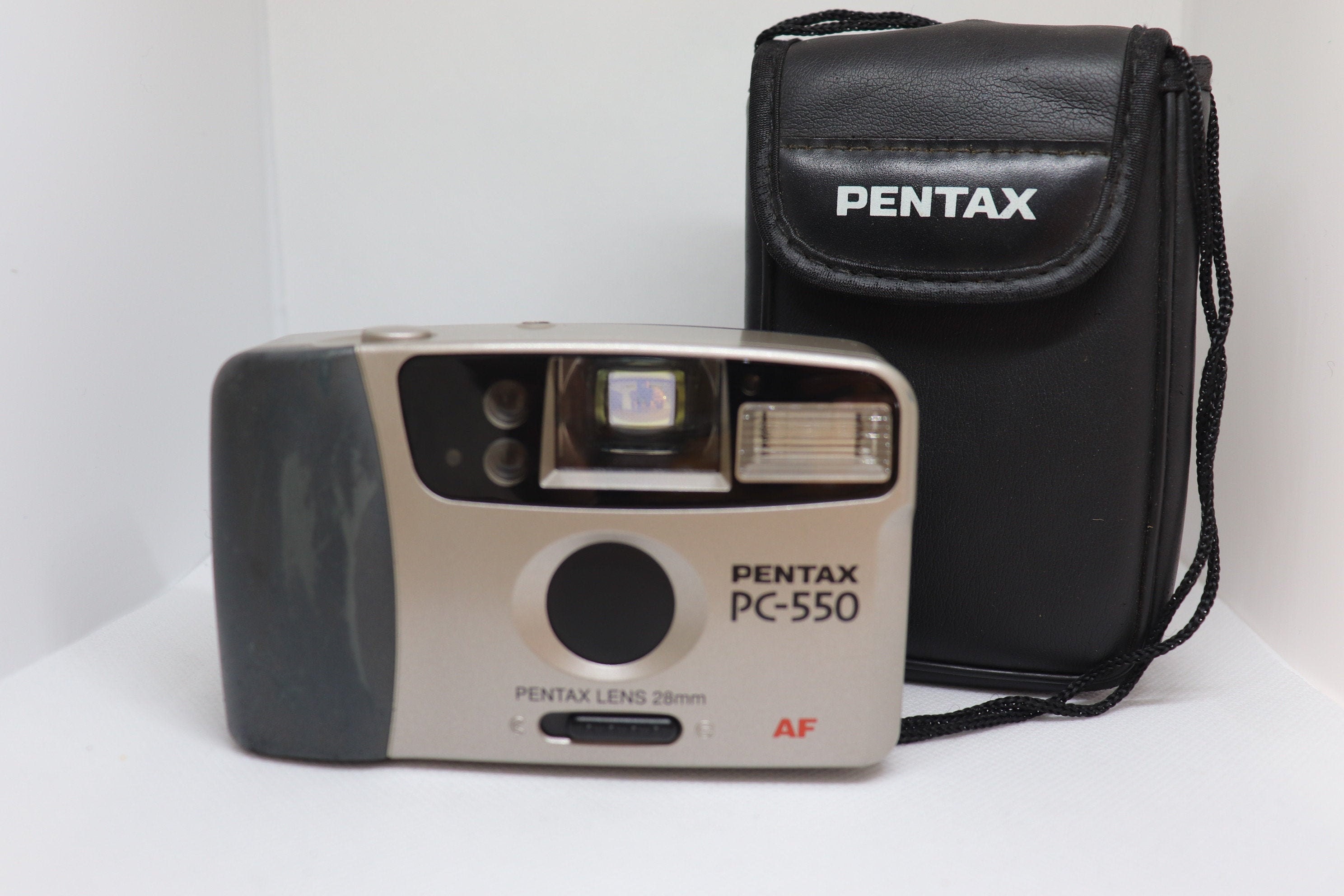 Pentax PC550 Film Camera Lens 28 mm f/5.0 35mm Sliver Point Etsy