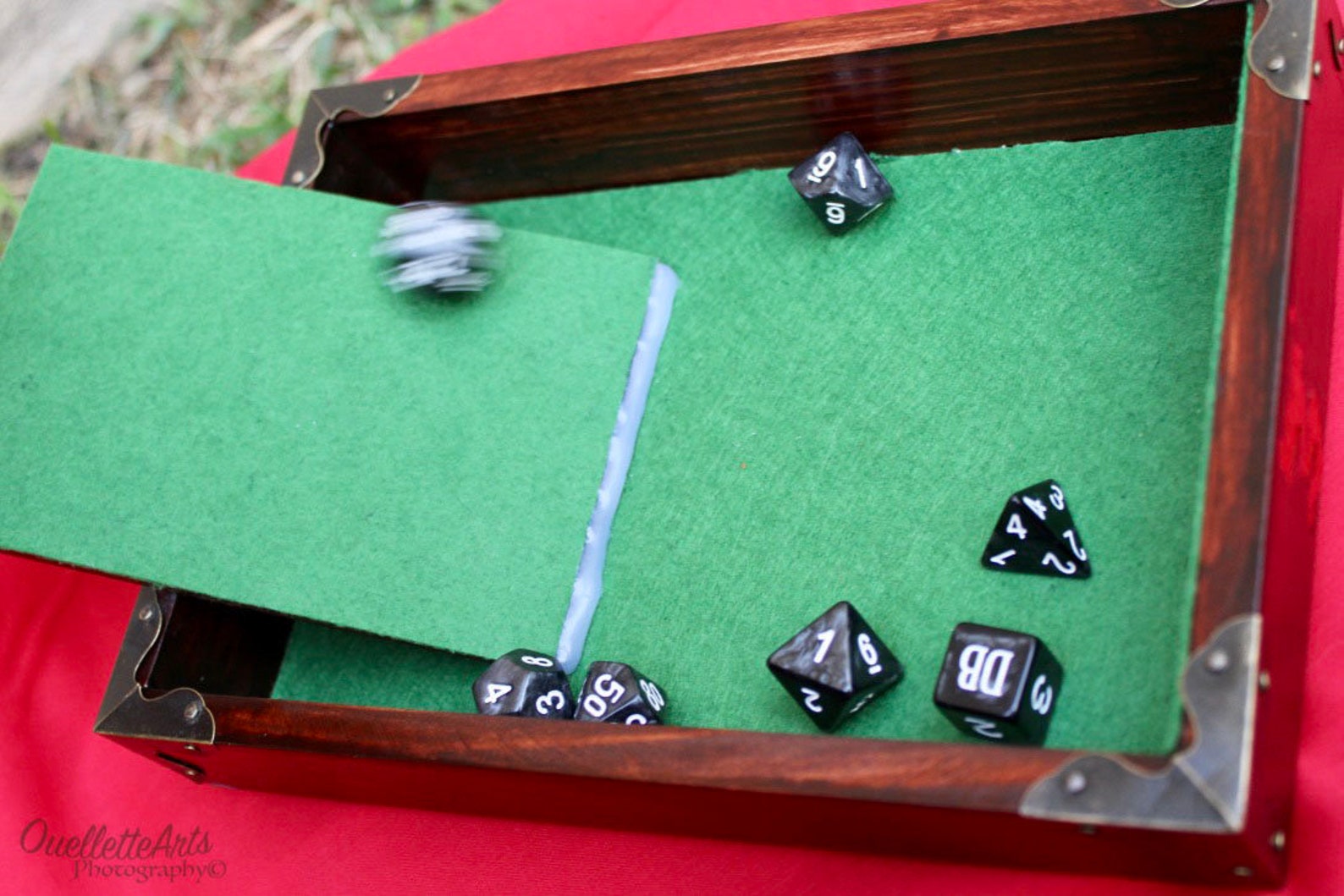 D&D Dice Roller 12.05 x 7.99 x 1.61 Rectangle with Ramp Etsy