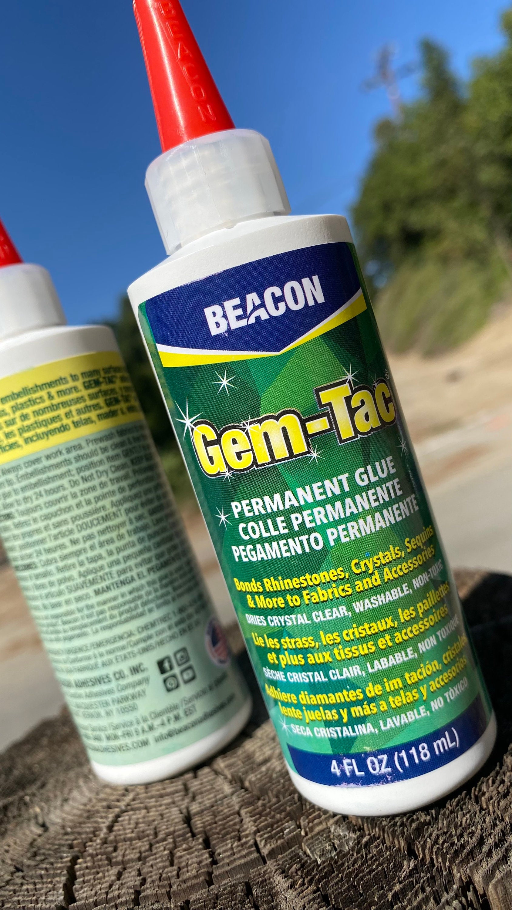 Beacon GEM-TAC Permanent Adhesive Glue 4 Oz. Bonds