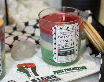 Palestinian Candle | Hand Poured | All Natural | 10oz