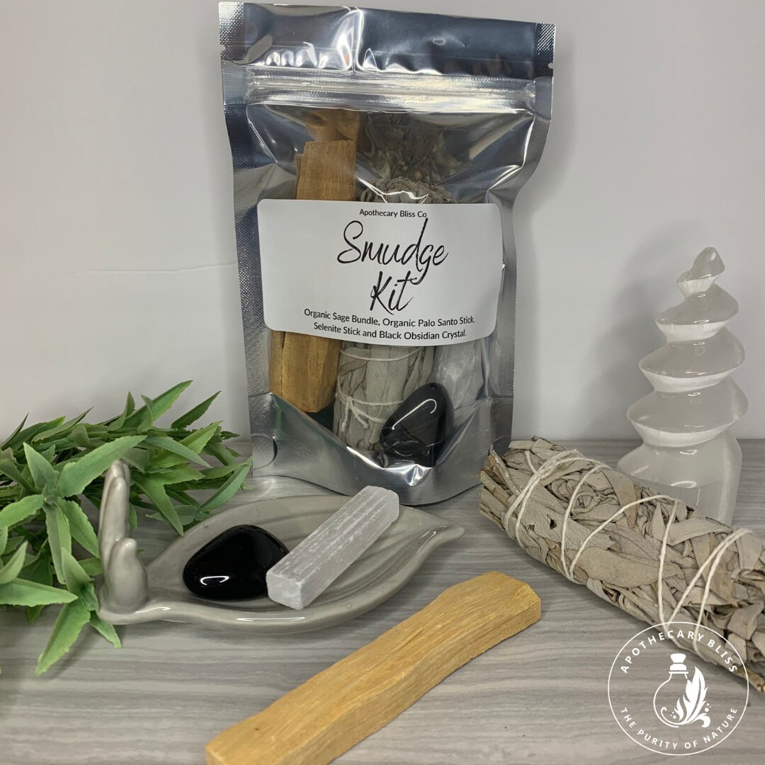 Energy Cleansing Smudge Kit Etsy