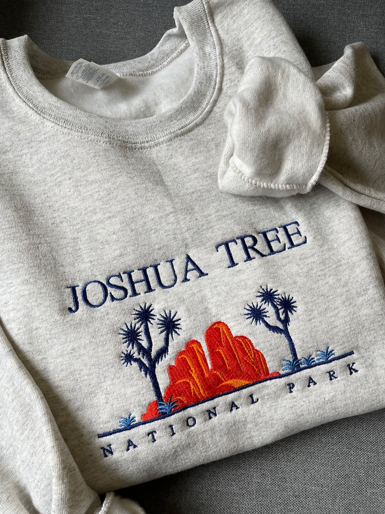 Joshua Tree National Park California State Crewneck Sweatshirt