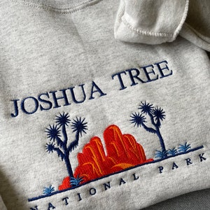 Joshua Tree National Park California State Crewneck Sweatshirt
